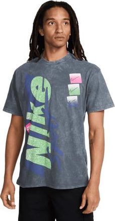 Nike Mens NSW Vintage M90 OC T-Shirt - Anthracite/Pink Size XXL