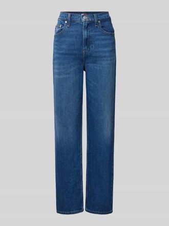Tommy Jeans Straight Fit Jeans aus Baumwoll-Mix Modell LAYLA in Jeansblau, Gr&ouml;&szlig;e 25/32