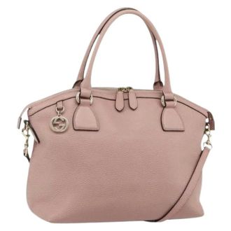 Gucci Pre-owned Handbags, female, Pink, Size: ONE SIZE Pre-owned Vintage Hand Bag