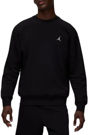Nike Jordan Break Fleece Crewneck Sweatshirt in Black/White at Nordstrom Rack, Size Small