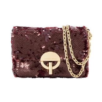 Vanessa Bruno Nano Moon Crossbody - - Bags - Donna - Rosso - ONE SIZE