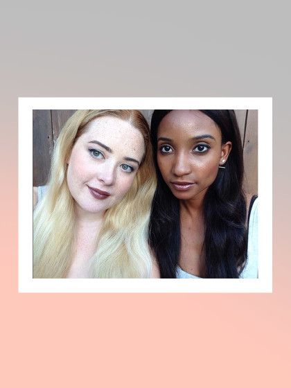 The Best Friends Showing How The Same Lipstick Looks On Different Skin Tones