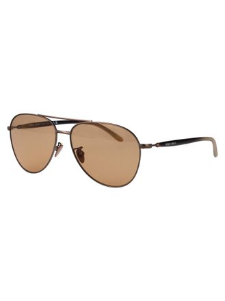 Giorgio Armani Mens Sunglasses Matt Brown Steel