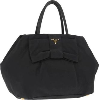 Prada Pre-owned Vintage Nylon Handtas - Dames - Vintage Handtas - Zwart - ONE Size - Nylon - Vintage
