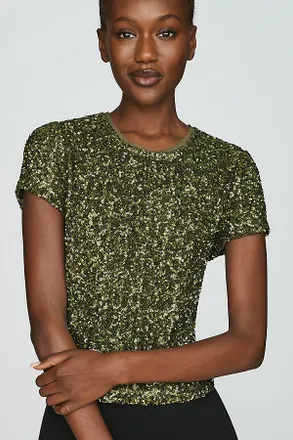 Maeve Sequin Tee