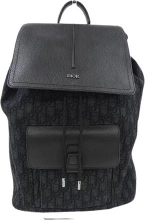 Dior Pre-owned Leren Rugzak - Dames - Vintage Rugzakken - Zwart - ONE Size - Leer - Vintage