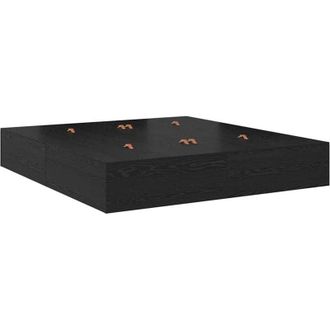 vidaXL Struttura letto con contenitore con cassetto Rovere nero - Vidaxl