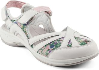 Easy Spirit Esplash Hiking Sandal in Bright White/Pink Multi at Nordstrom, Size 5.5