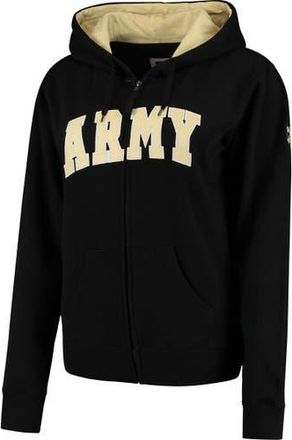 Colosseum Womens Stadium Athletic Black Army Black Knights Helmet Arched Name Full-Zip Sweatshirt at Nordstrom, Size Xx-Large