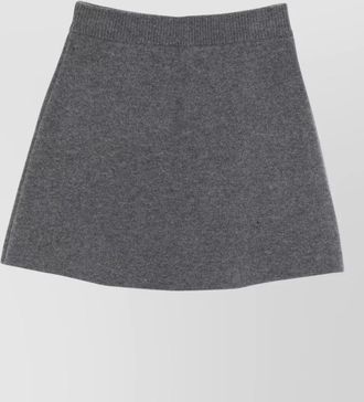 Lisa Yang cashmere knitted mini skirt