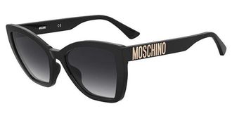 Moschino MOS155/S 807/9O Womens Sunglasses Black Size 55