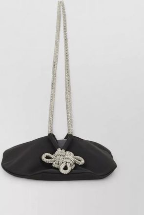 Kara crystal mesh clutch bag