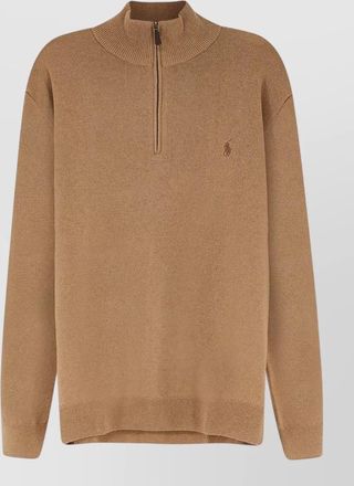 Polo Ralph Lauren wool half-zip high-neck sweater