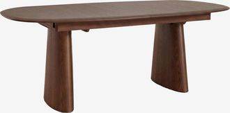 Sklum Mesa De Comedor Ovalada Extensible En Mdf Y Chapa De Fresno Nuveta Sklum