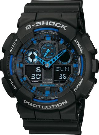Casio G-shock Heren Zwarte Horloge GA-100-1A2ER