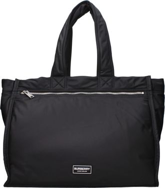 Burberry Zwarte Nylon Schoudertas