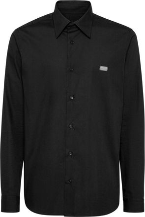 Philipp Plein Skull & Bones shirt - Black