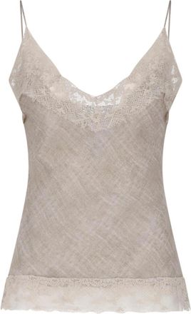 Ermanno Scervino Tank Top In Seta