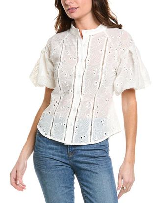 Gracia Eyelet Top