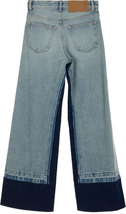 Maison Margiela Womens Pockets Jeans Blue Primario Cotton
