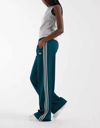 adidas Originals Firebird pantaloni della tuta loose verdi-Verde