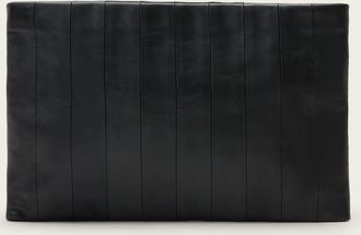 AllSaints Leather Bettina Leather Clutch Bag, Size: One Size