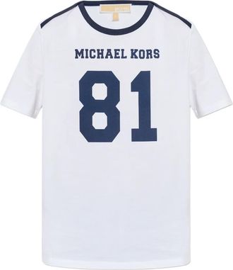 Michael Michael Kors number-graphic T-shirt - White
