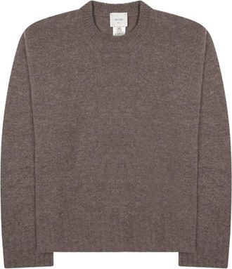 Alysi Cashmere Blend Crew Neck Merino Wool Sweater