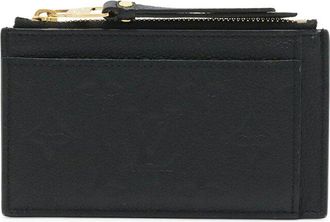 Louis Vuitton Black Monogram Empreinte Coin Case (Authentic Pre-Loved)