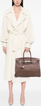 Herm&egrave;s Pre-owned Womens Birkin Tote Leather - Brown - One Size