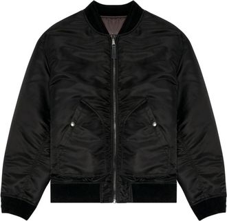 Diesel J-Held Bomberjack - Heren - Bomber jackets - Zwart - L - Polyester - Jassen