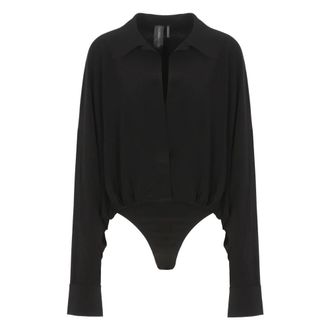 Norma Kamali Mujer, Camisetas, Negro, Talla: M