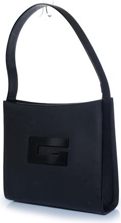 Gucci Gucci, zwarte G-tas van nubuckleer