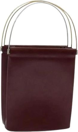 Cartier Pre-owned Handbags, female, Red, Size: ONE SIZE Pre-owned Vintage Handbag