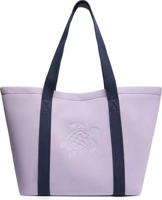 Vilebrequin Neoprene Strandtas Effen - Dames - Shoppers - Paars - ONE Size - Katoen - Tassen