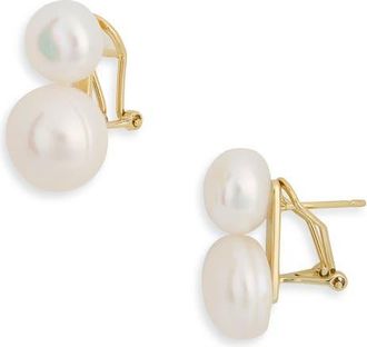 Shashi Bianca Double Pearl Earrings at Nordstrom