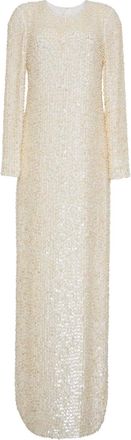 Adam Lippes Abito lungo Jamie - Toni neutri