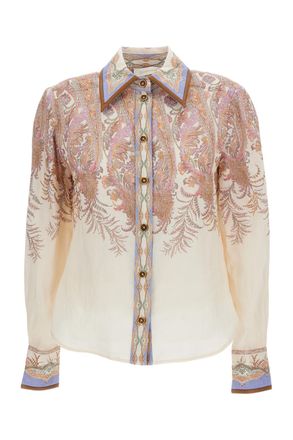 Zimmermann Cream Paisley Print Bodysuit