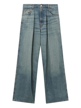 Haikure pleated jeans - Blue