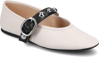 Journee Collection Womens Naveah Studded Ballet Flats