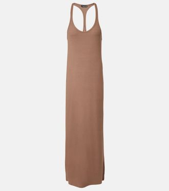 Tom Ford Racerback jersey maxi dress