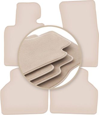 OEM Alfombrillas Premium Beige Para: Bmw 7 E66 Sed&aacute;n Largo 2001-2008