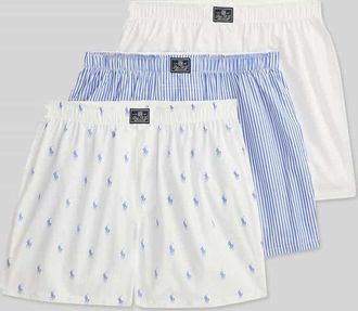 Ralph Lauren Boxershorts im 3-er-Pack aus reiner Baumwolle in Weiss, Gr&ouml;&szlig;e XXL