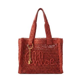 Chlo&eacute; East West Tote - female - Chlo&eacute; - Shopping Bags - Red - ONE SIZE - Bags