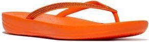 FitFlop iQushion Splash Crystal Flip Flop in Pop Orange at Nordstrom Rack, Size 11