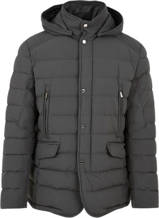 Moorer Craig-Kn Jacket - Heren - Gewatteerde jassen - Zwart - 4XL - Wol - Jassen