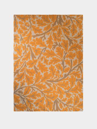 Saved New York Oak Leaf Cashmere Bed Blanket (110in/2.8m)