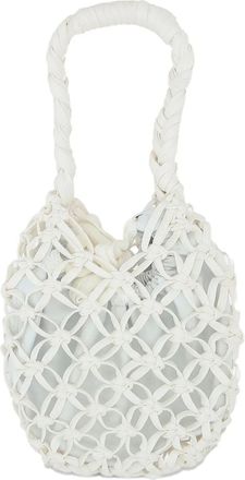 Comme Des Garçons Borsa a spalla con nodo - Bianco