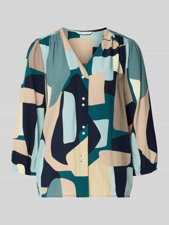 Tom Tailor Regular Fit Langarmbluse aus reiner Viskose in Petrol, Gr&ouml;&szlig;e 34