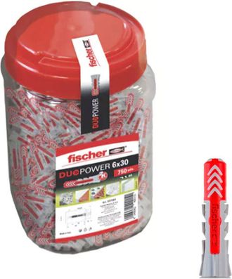 Fischer Cubo De 400 Uds.-taco Fischer Duopower 8x40